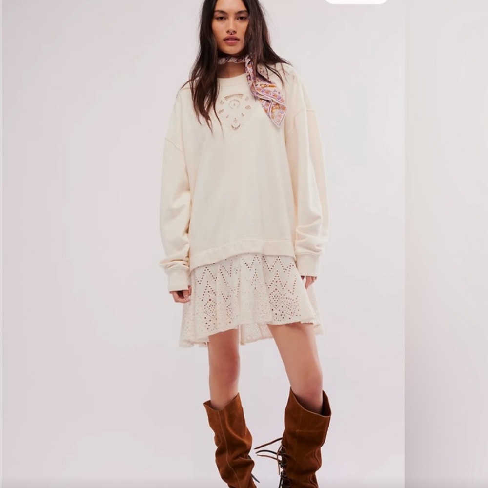 Free People Prairie Sweatshirt dress